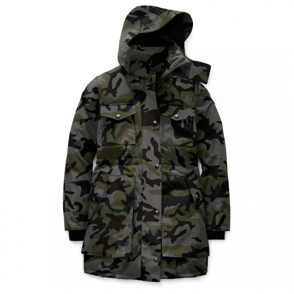 NWT Authentic Canada Goose Gabriola Camouflage Parka Overcoat w/ Back St…​